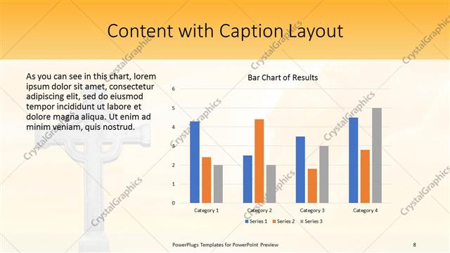 Content with Caption presentation slide layout