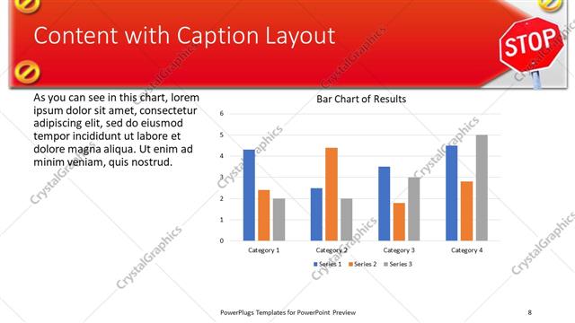 Content with Caption presentation slide layout