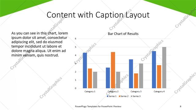 Content with Caption presentation slide layout