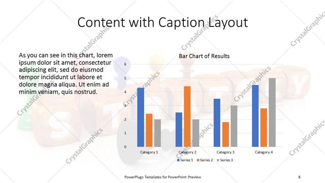 Content with Caption presentation slide layout