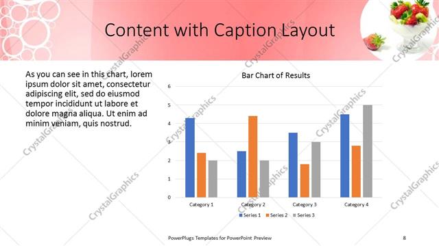 Content with Caption presentation slide layout