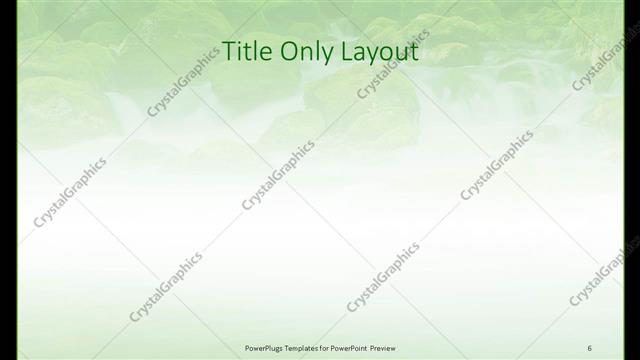 Title Only presentation slide layout