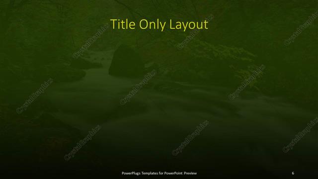Title Only presentation slide layout