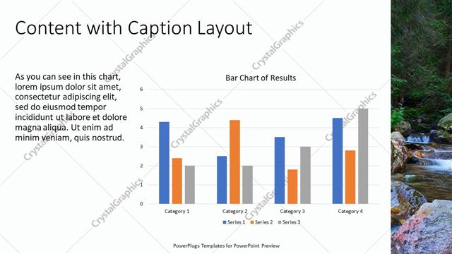 Content with Caption presentation slide layout
