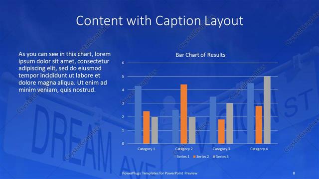 Content with Caption presentation slide layout