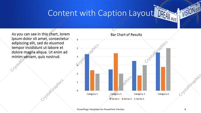 Content with Caption presentation slide layout