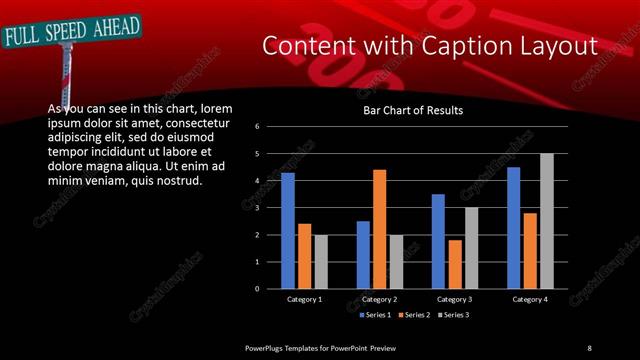 Content with Caption presentation slide layout
