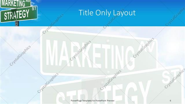 Title Only presentation slide layout