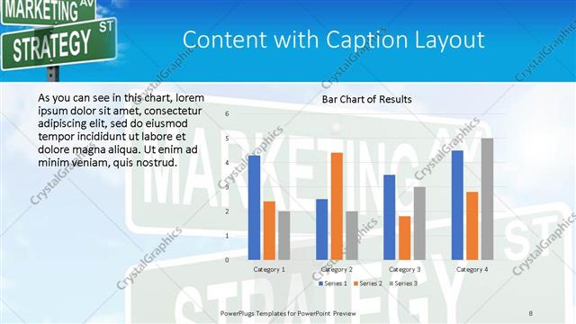 Content with Caption presentation slide layout