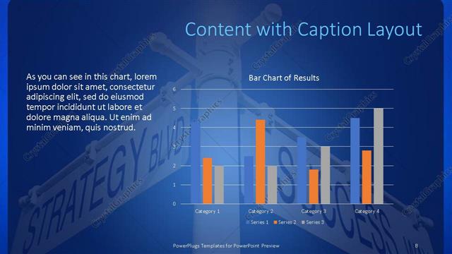 Content with Caption presentation slide layout