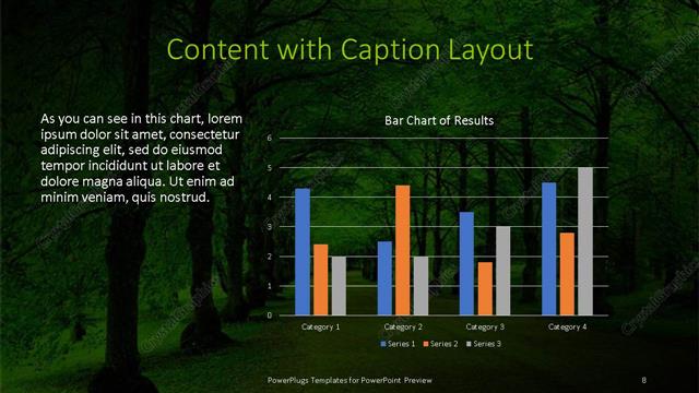 Content with Caption presentation slide layout