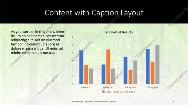 Content with Caption presentation slide layout