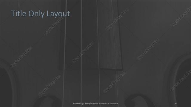 Title Only presentation slide layout