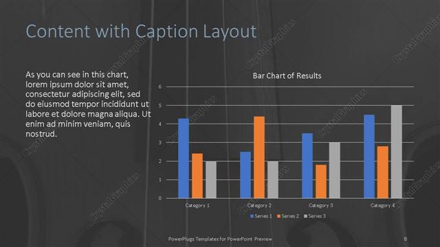 Content with Caption presentation slide layout