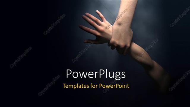  Presentation with god - Strong hand gripping wrist of second arm