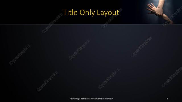 Title Only presentation slide layout