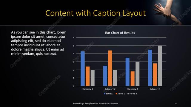 Content with Caption presentation slide layout