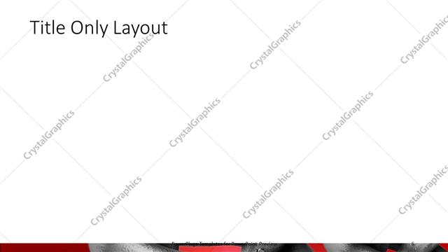 Title Only presentation slide layout