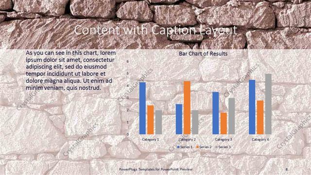 Content with Caption presentation slide layout