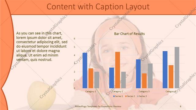 Content with Caption presentation slide layout