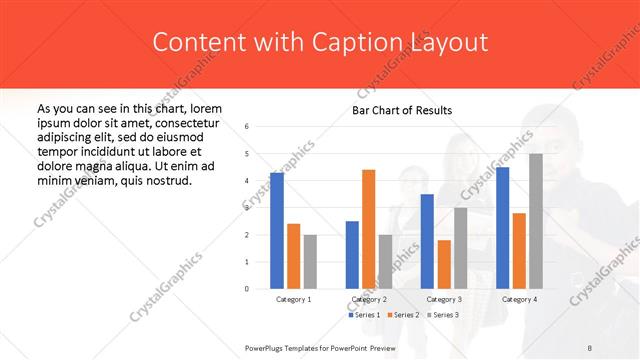 Content with Caption presentation slide layout