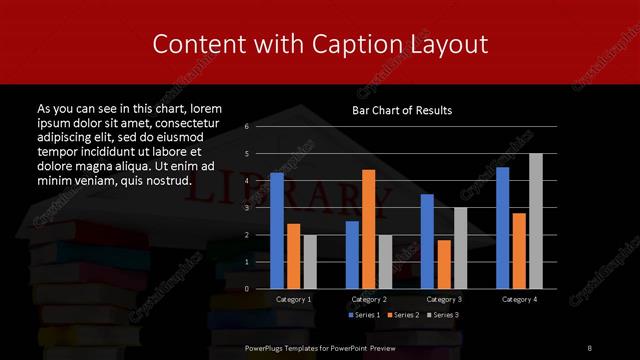 Content with Caption presentation slide layout