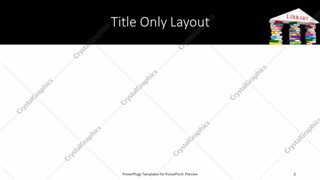 Title Only presentation slide layout
