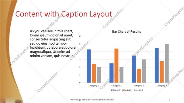 Content with Caption presentation slide layout
