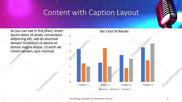 Content with Caption presentation slide layout