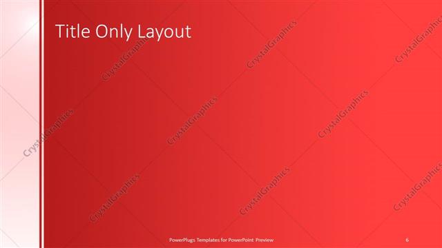 Title Only presentation slide layout