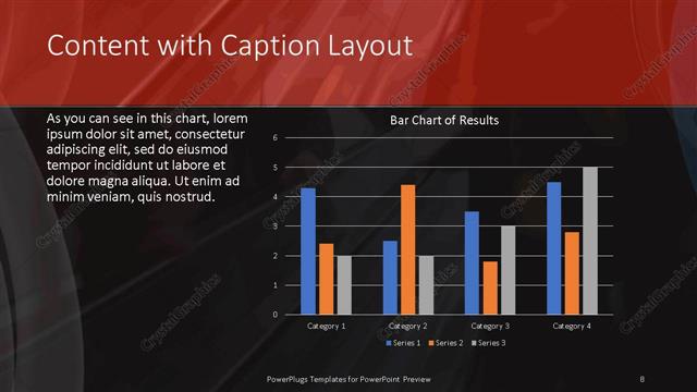 Content with Caption presentation slide layout