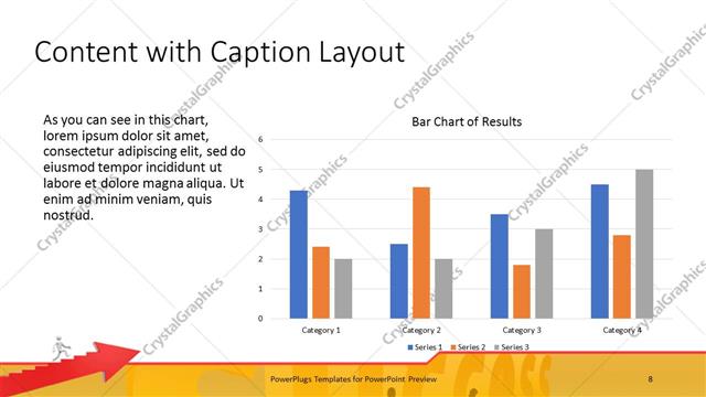 Content with Caption presentation slide layout
