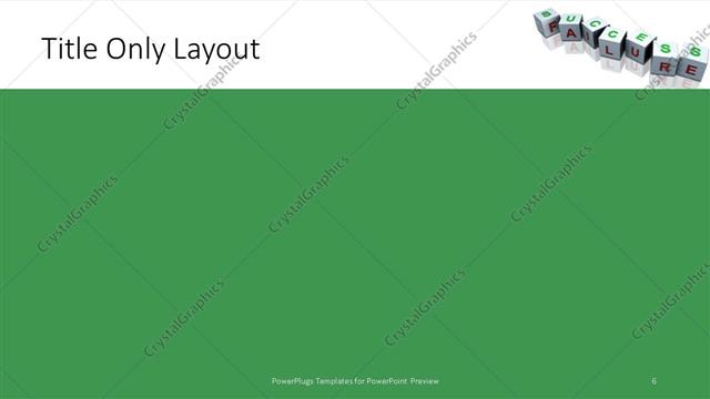 Title Only presentation slide layout