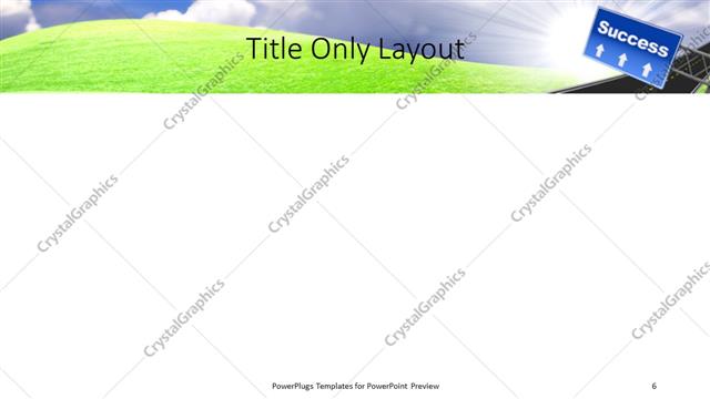 Title Only presentation slide layout