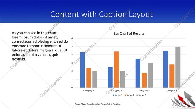 Content with Caption presentation slide layout