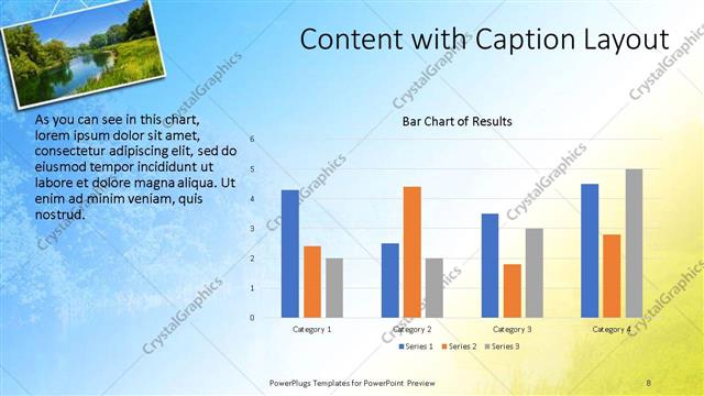 Content with Caption presentation slide layout