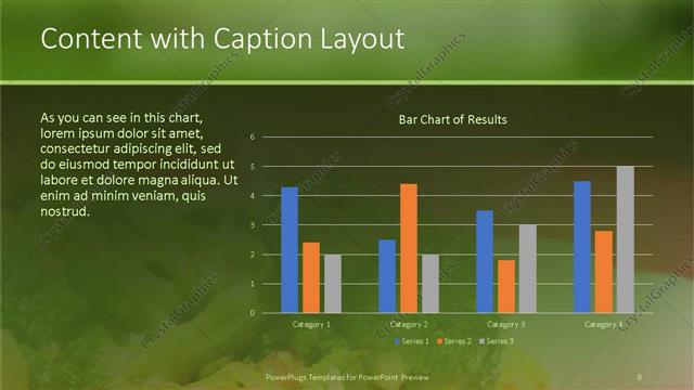 Content with Caption presentation slide layout
