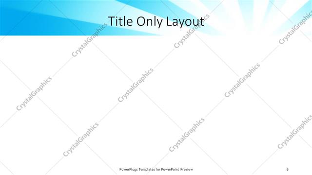 Title Only presentation slide layout