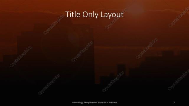 Title Only presentation slide layout