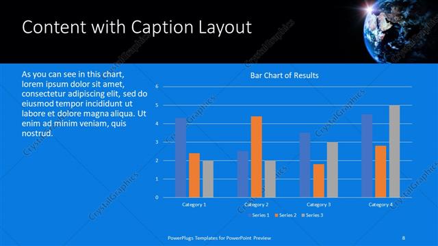 Content with Caption presentation slide layout