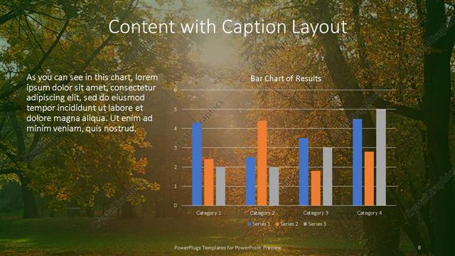 Content with Caption presentation slide layout