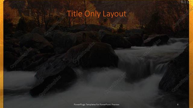 Title Only presentation slide layout