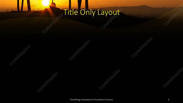 Title Only presentation slide layout