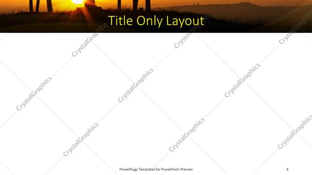Title Only presentation slide layout