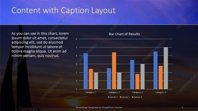 Content with Caption presentation slide layout