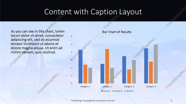 Content with Caption presentation slide layout
