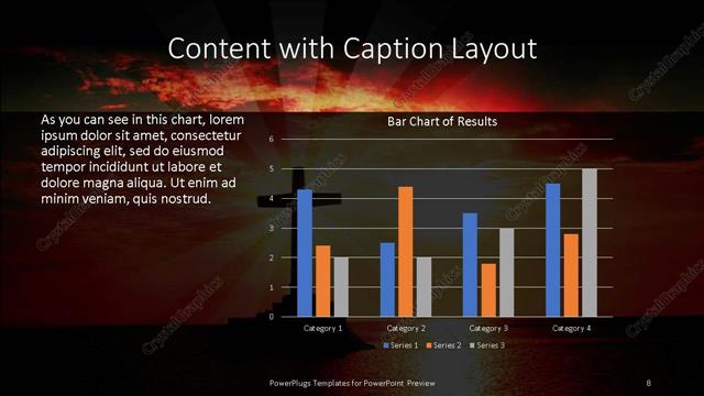 Content with Caption presentation slide layout