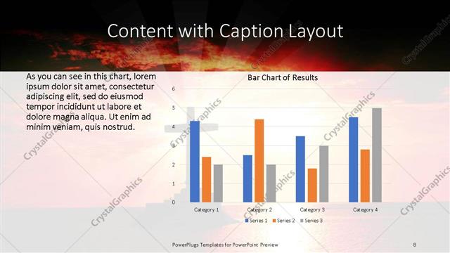 Content with Caption presentation slide layout