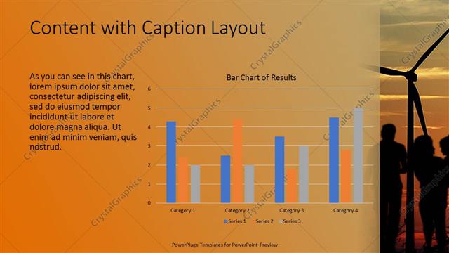 Content with Caption presentation slide layout