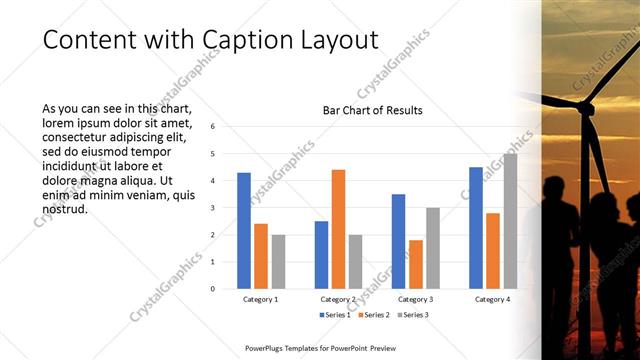 Content with Caption presentation slide layout